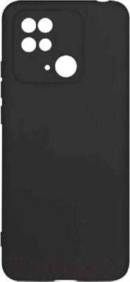 Чехол-накладка Case Coated для Redmi 10C (черный)