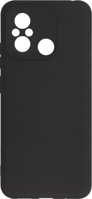 Чехол-накладка Case Coated для Redmi 12C (черный)
