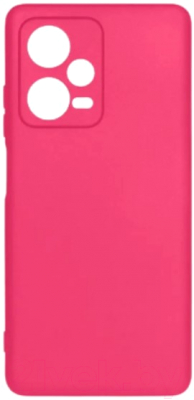 Чехол-накладка Case Coated для Redmi Note 12 Pro (темно-красный)