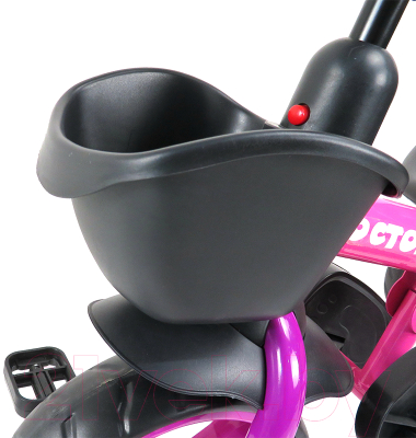 Трехколесный велосипед с ручкой Maxiscoo Octopus 2023 / MSC-TCL2302PK (розовый)