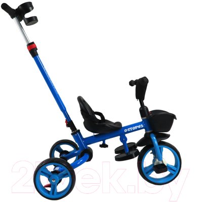 Трехколесный велосипед с ручкой Maxiscoo Octopus 2023 / MSC-TCL2302BL (синий)