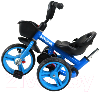 Трехколесный велосипед с ручкой Maxiscoo Octopus 2023 / MSC-TCL2302BL (синий)