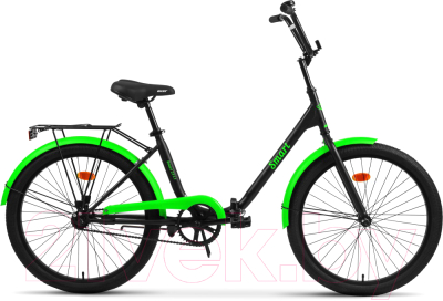 Велосипед AIST Smart 1.1 24 2023 (черный/зеленый)