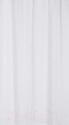 Шторка-занавеска для ванны Home One Linen 180x200 / 412877 (белый)