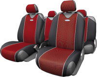 

Чехол для сиденья Autoprofi, Carbon CRB-802 RD