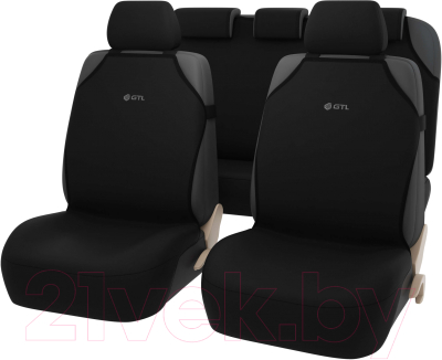 Комплект чехлов для сидений PSV GTL Start Plus L / 126262 (черный)