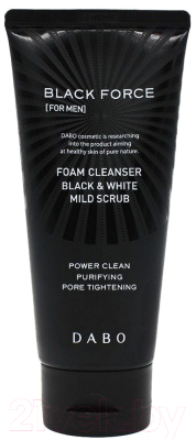 Пенка для умывания Dabo Homme Black Force Foam Cleanser (120мл)