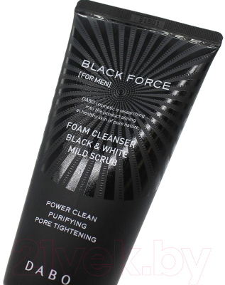 Пенка для умывания Dabo Homme Black Force Foam Cleanser (120мл)