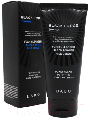 Пенка для умывания Dabo Homme Black Force Foam Cleanser (120мл)