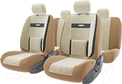 Комплект чехлов для сидений Autoprofi Comfort COM-1105 D.BE/L.BE (бежевый)