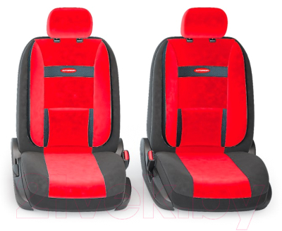 Комплект чехлов для сидений Autoprofi Comfort COM-1105 BK/RD (черный/красный)