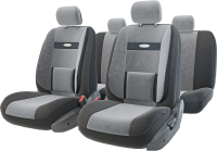 Комплект чехлов для сидений Autoprofi Comfort COM-1105 BK/D.GY (черный/серый) - 