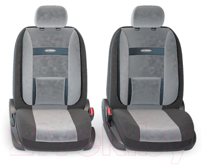 Комплект чехлов для сидений Autoprofi Comfort COM-1105 BK/D.GY (черный/серый)