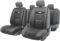Комплект чехлов для сидений Autoprofi Comfort COM-1105GP BK/BK (черный) - 