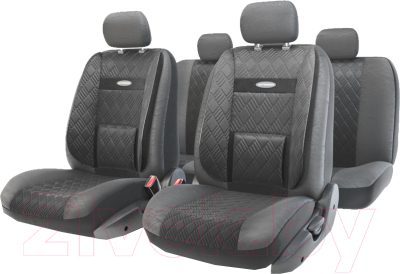 Комплект чехлов для сидений Autoprofi Comfort COM-1105GP BK/BK (черный)