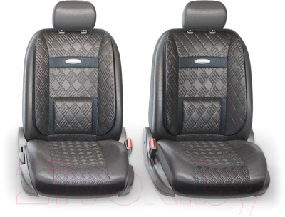 Комплект чехлов для сидений Autoprofi Comfort COM-1105GP BK/BK (черный)