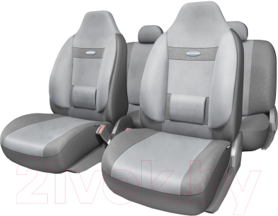 Комплект чехлов для сидений Autoprofi Comfort COM-1105H D.GY/L.GY (серый)