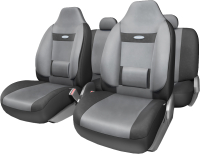 Комплект чехлов для сидений Autoprofi Comfort COM-1105H BK/D.GY (черный/серый) - 