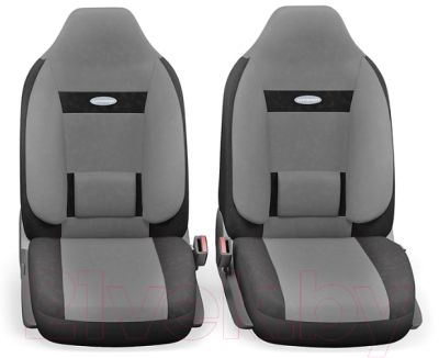 Комплект чехлов для сидений Autoprofi Comfort COM-1105H BK/D.GY (черный/серый)