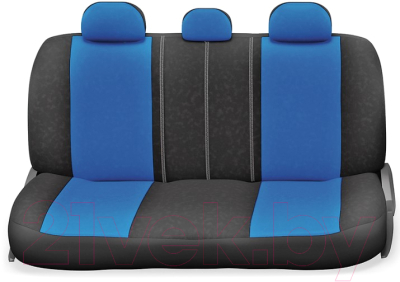 Комплект чехлов для сидений Autoprofi Comfort COM-1105H BK/BL (черный/синий)