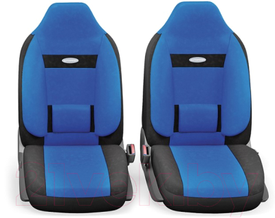 Комплект чехлов для сидений Autoprofi Comfort COM-1105H BK/BL (черный/синий)