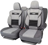 Комплект чехлов для сидений Autoprofi Comfort CMB-1105 D.GY/L.GY (серый) - 