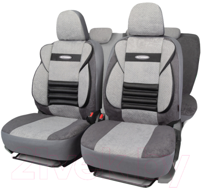 Комплект чехлов для сидений Autoprofi Comfort CMB-1105 D.GY/L.GY (серый)