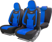 Комплект чехлов для сидений Autoprofi Comfort Extra ECO-1105 BK/BL (черный/синий) - 