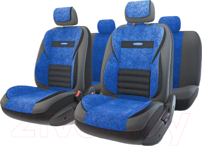 Комплект чехлов для сидений Autoprofi Comfort Multi MLT-1105GV BK/BL (черный/синий)
