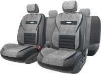 Комплект чехлов для сидений Autoprofi Comfort Multi MLT-1105GV BK/D.GY (черный/темно-серый) - 