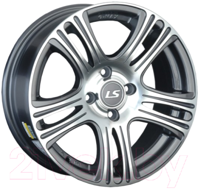 Литой диск LS wheels LS 318 15x6.5" 5x105мм DIA 56.6мм ET 39мм GMF
