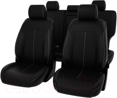 Комплект чехлов для сидений PSV 126932 (черный)