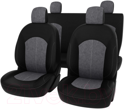 Комплект чехлов для сидений PSV 132614 (черный)