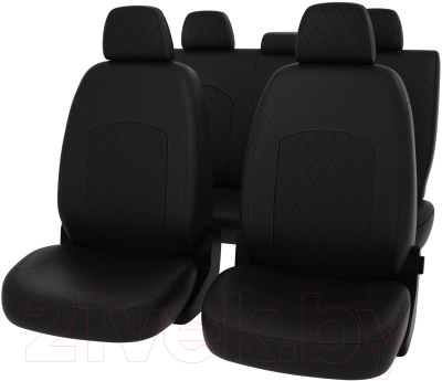 Комплект чехлов для сидений PSV 130751 (черный)
