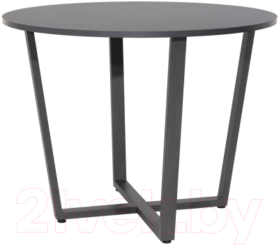 Обеденный стол Millwood Орлеан Л18 D100 (антрацит/графит)