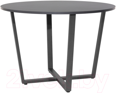 Обеденный стол Millwood Орлеан Л18 D110 (антрацит/графит)