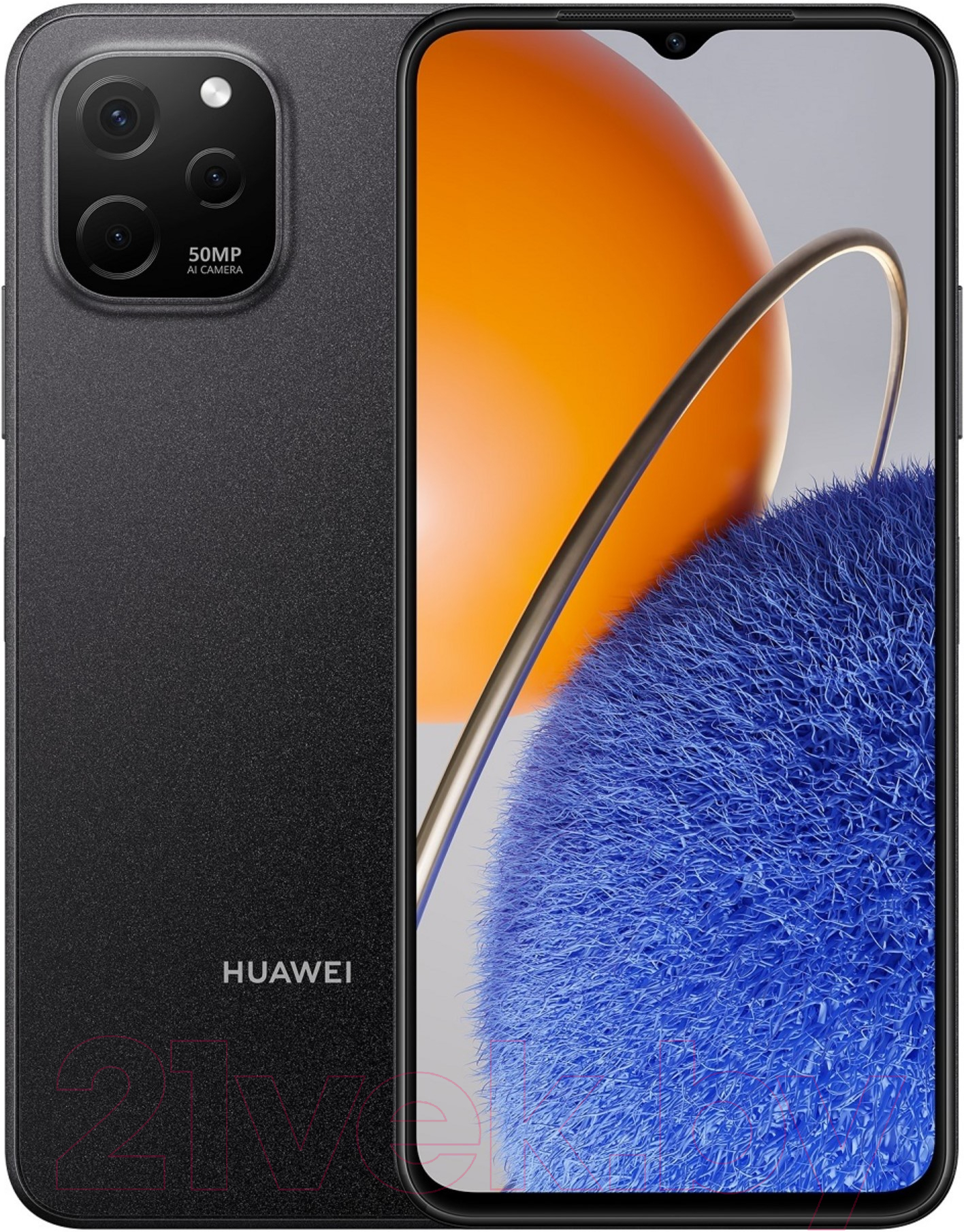 Смартфон Huawei nova Y61 6GB/64GB / EVE-LX9N (полночный черный)