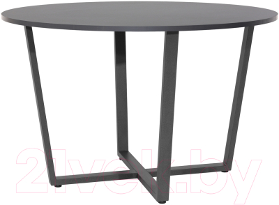 Обеденный стол Millwood Орлеан Л18 D120 (антрацит/графит)