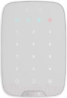 Пульт для умного дома Ajax KeyPad Plus (белый)