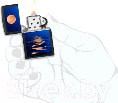 Зажигалка Zippo Moon Sunset / 49810 (черный)