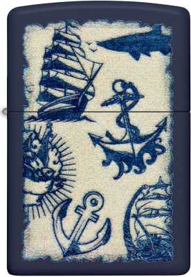 Зажигалка Zippo Nautical Design / 49774 (синий)