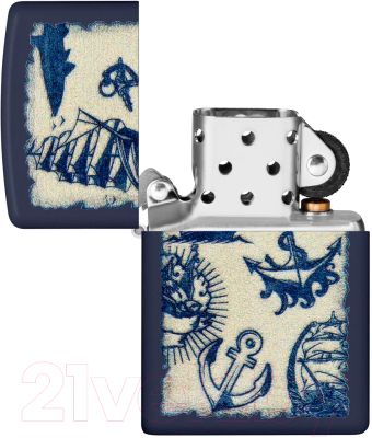 Зажигалка Zippo Nautical Design / 49774 (синий)