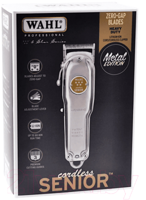 Машинка для стрижки волос Wahl Senior Cordless EU / 3000116 (серебристый)