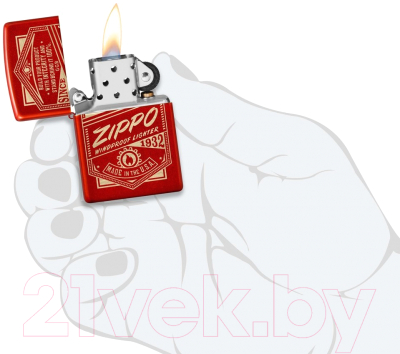 Зажигалка Zippo Classic / 48620 (красный)