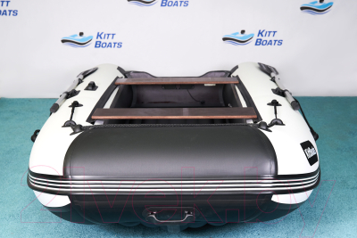 Надувная лодка Kitt Boats 330 НДНД (черный/белый)