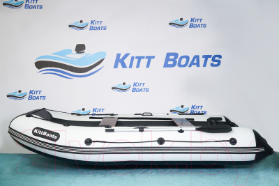 Надувная лодка Kitt Boats 330 НДНД (черный/белый)