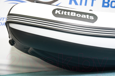 Надувная лодка Kitt Boats 370 НДНД (черный/белый)