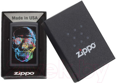 Зажигалка Zippo Skull Design / 28042 (черный)
