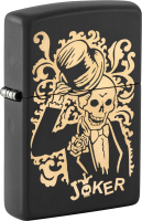 Зажигалка Zippo Skull Design / 29632 (черный) - 