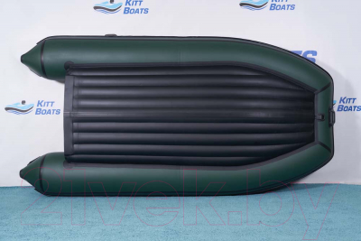 Надувная лодка Kitt Boats 350 НДНД (черный/зеленый)